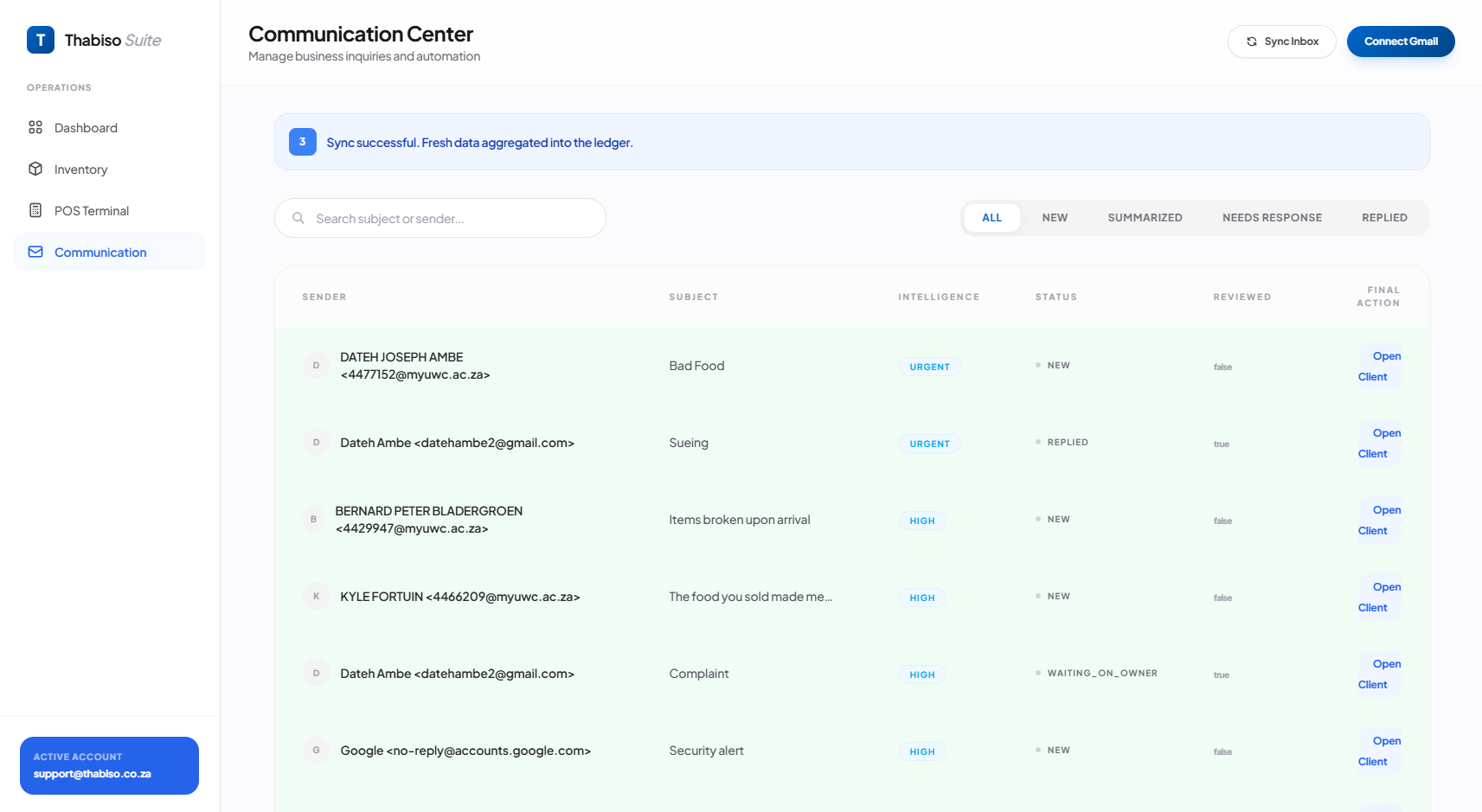 Demo 4 - Communication Center